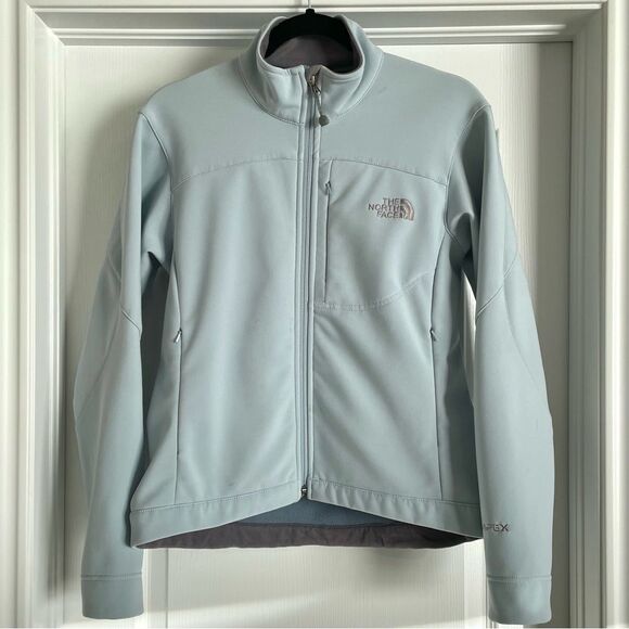 The North Face Women's Apex Light Blue Jacket Size S - Picture 1 of 9